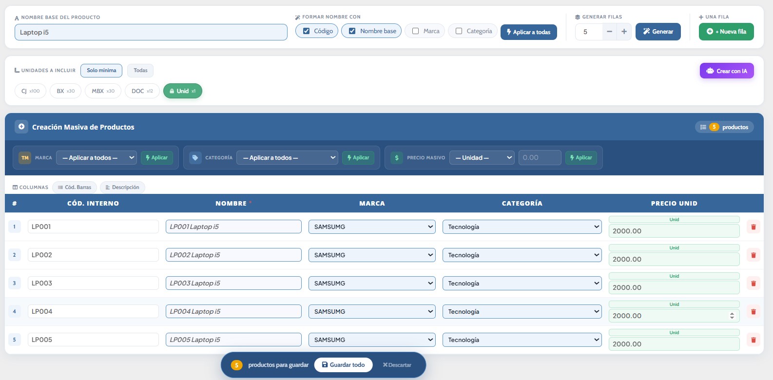 Secondary Admin View