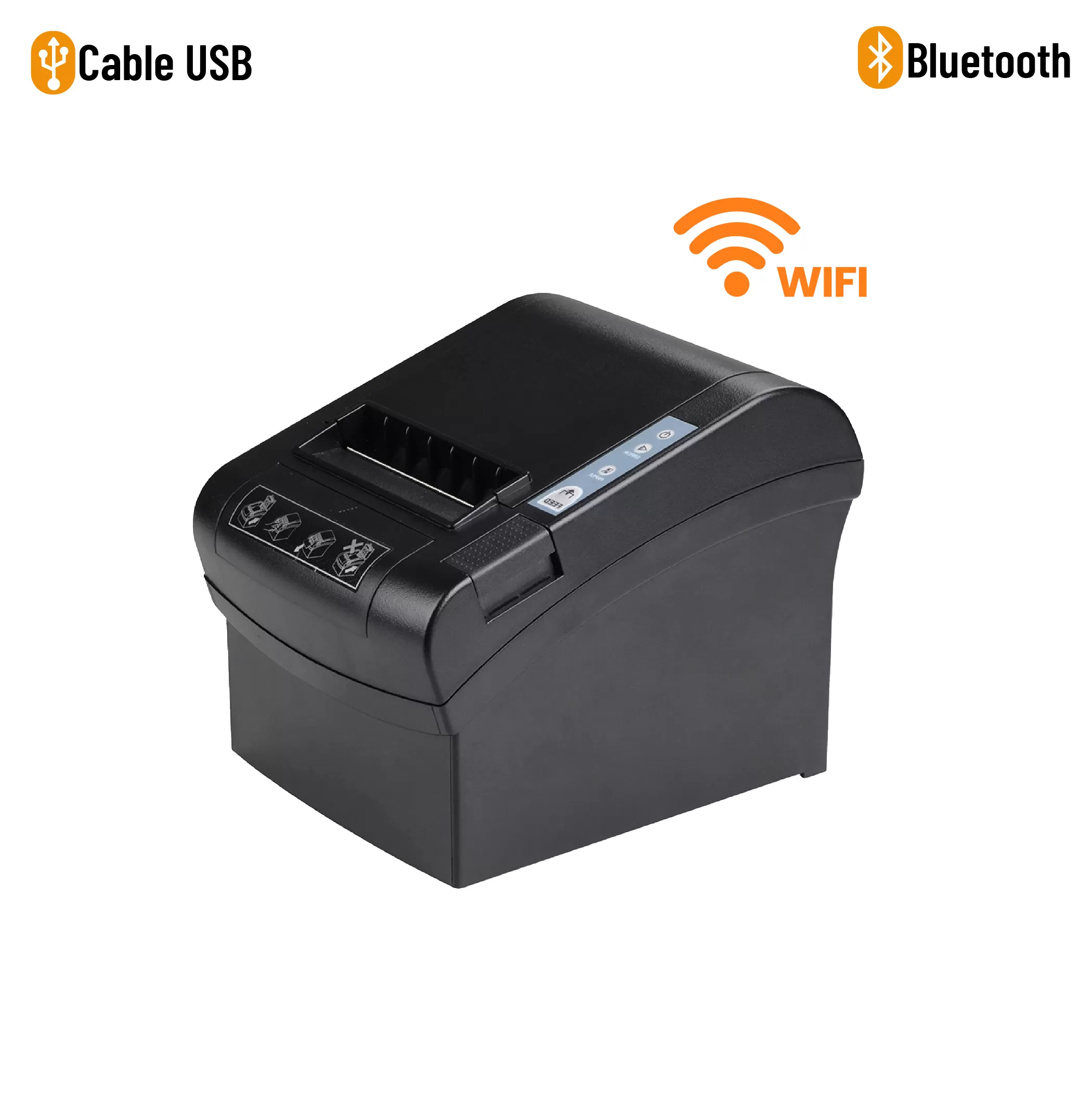 IMPRESORA TERMICA  WIFI 80 X80 MM